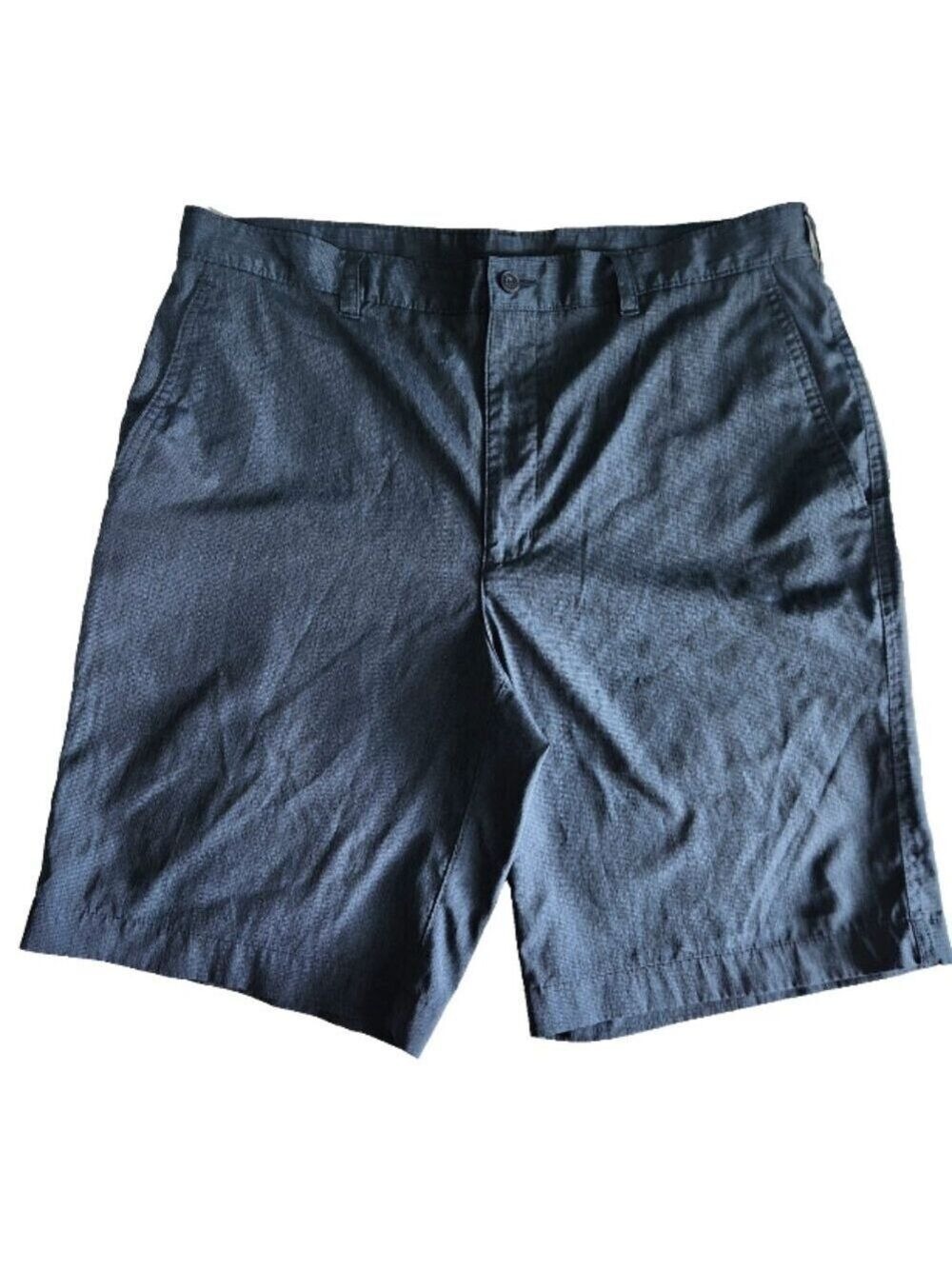 Ben Hogan Performance Golf Shorts Men's 36 Blue Flat Front Outdoor Casual Pocket
